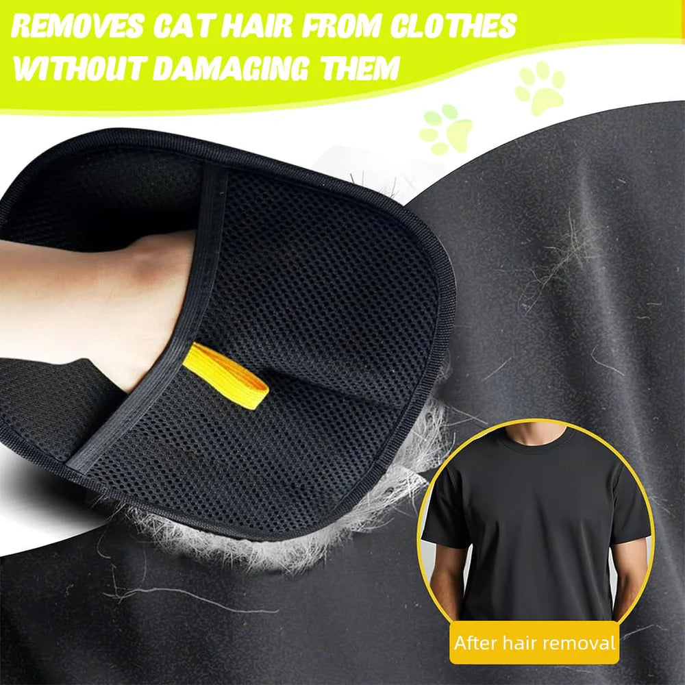 Pet Hair Removal Glove – Reusable Grooming & Fur Collector for Dogs & Cats